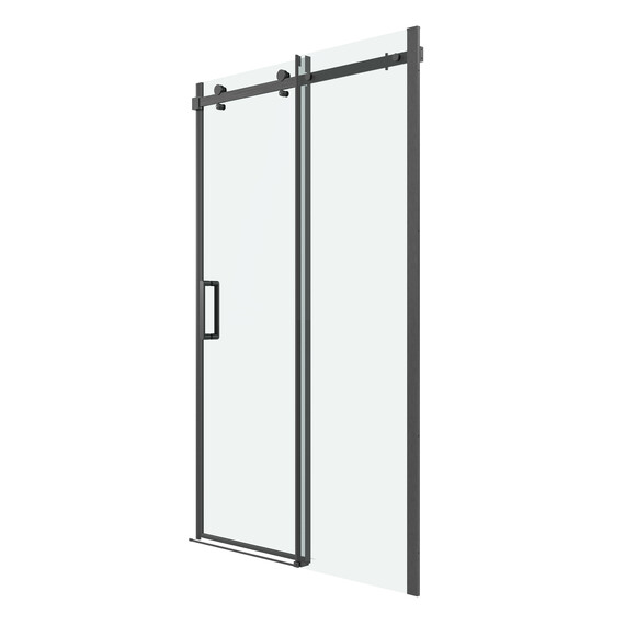 Душевая дверь Grossman  Classic 110 см 100.K33.04.110.42.00 (стекло 8 мм) оружейная сталь/прозрачное фото 2