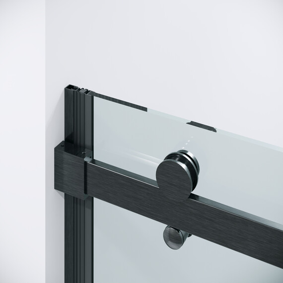 Душевая дверь Grossman  Classic 160 см 100.K33.04.160.42.00 (стекло 8 мм) оружейная сталь/прозрачное фото 10