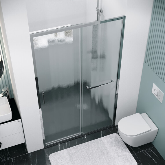 Душевая дверь Grossman  Style 130 см 100.K33.05.130.10.02, хром/шиншилла фото 4