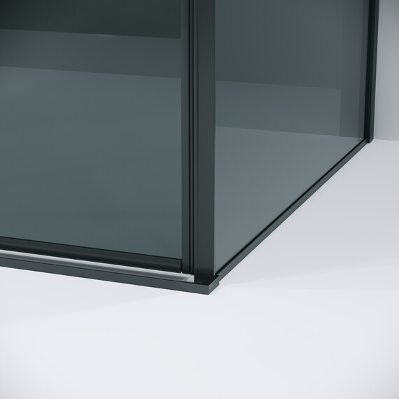 Душевое ограждение Grossman Galaxy 110х100 см 120.K33.01.1110.21.10, чёрный/тонированное фото 9