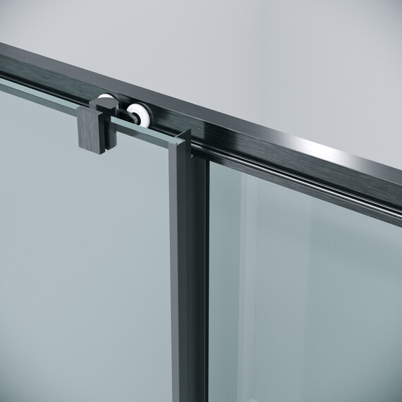 Душевое ограждение Grossman Cosmo 110х80 см 120.K33.02.1180.42.00, оружейная сталь/прозрачное фото 7