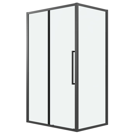 Душевое ограждение Grossman Cosmo 140х100 см 120.K33.02.1410.21.00, чёрный/прозрачное фото 