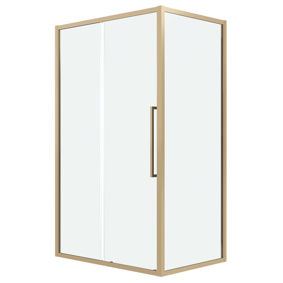 Душевое ограждение Grossman Cosmo 120х100 см 120.K33.02.1210.32.00, золото/прозрачное фото 