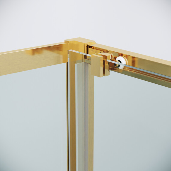 Душевое ограждение Grossman Cosmo 110х80 см 120.K33.02.1180.32.00, золото/прозрачное фото 6