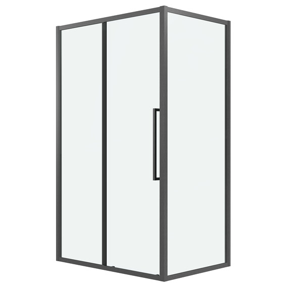 Душевое ограждение Grossman Cosmo 130х100 см 120.K33.02.1310.42.00, оружейная сталь/прозрачное фото 