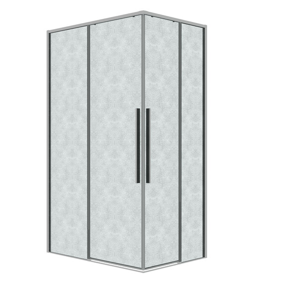 Душевое ограждение Grossman Galaxy 90х70 см 300.K33.01.9070.10.02, хром/шиншилла фото 