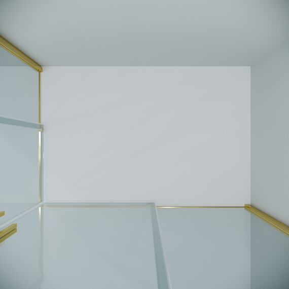 Душевое ограждение Grossman Galaxy 110х90 см 300.K33.01.1190.32.00, золото/прозрачное фото 7