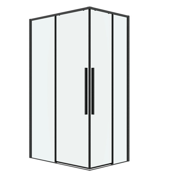Душевое ограждение Grossman Galaxy 90х80 см 300.K33.01.9080.42.00, оружейная сталь/прозрачное фото 