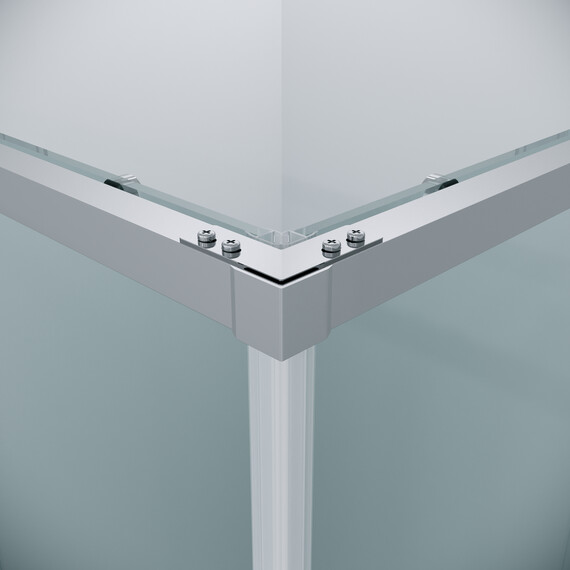 Душевое ограждение Grossman Galaxy 90х90 см 300.K33.01.9090.10.00, хром/прозрачное фото 9