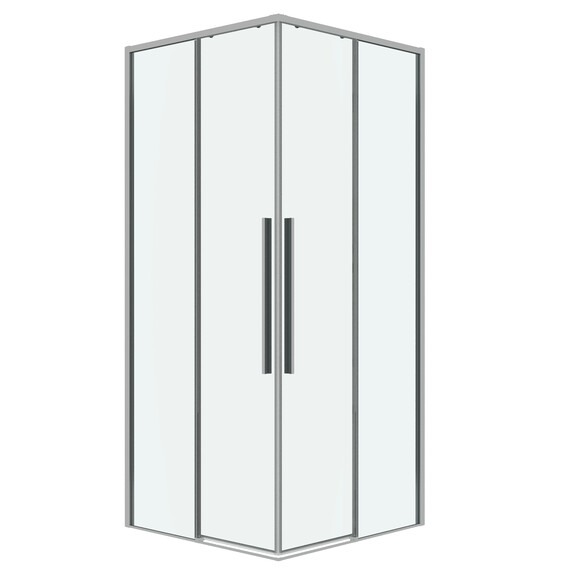 Душевое ограждение Grossman Galaxy 70х70 см 300.K33.01.7070.10.00, хром/прозрачное фото 