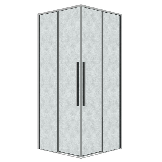 Душевое ограждение Grossman Galaxy 90х90 см 300.K33.01.9090.10.02, хром/шиншилла фото 