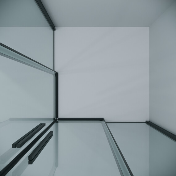 Душевое ограждение Grossman Galaxy 70х70 см 300.K33.01.7070.21.00, чёрный/прозрачное фото 7