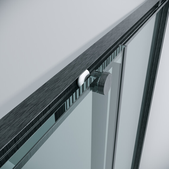 Душевое ограждение Grossman Galaxy 100х80 см 300.K33.01.1080.42.00, оружейная сталь/прозрачное фото 8