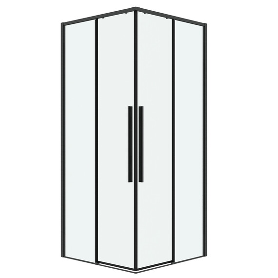 Душевое ограждение Grossman Galaxy 100х100 см 300.K33.01.1010.42.00, оружейная сталь/прозрачное фото 