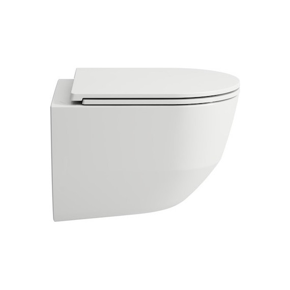 Унитаз подвесной безободковый Laufen Pro rimlless укороченный 8.2096.5.000.000.1 фото 5