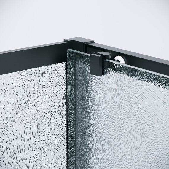 Душевое ограждение Grossman Cosmo 130х80 см 120.K33.02.1380.21.02, чёрный/шиншилла фото 6