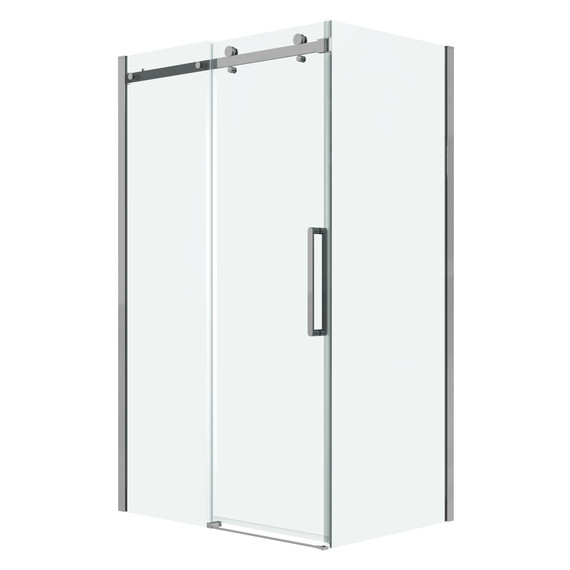 Душевое ограждение Grossman Classic 160х80 см 120.K33.04.1680.10.00 (стекло 8 мм) хром/прозрачное фото 