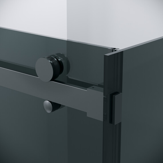 Душевое ограждение Grossman Classic 160х80 см 120.K33.04.1680.21.10 (стекло 8 мм) чёрный/тонированное фото 7