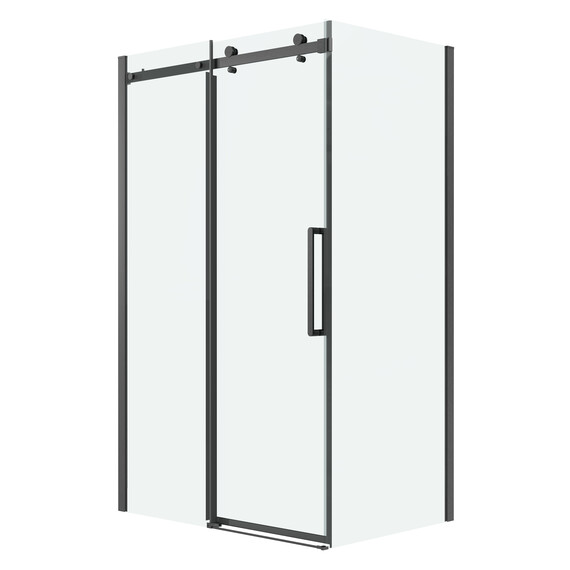 Душевое ограждение Grossman Classic 110х90 см 120.K33.04.1190.42.00 (стекло 8 мм) оружейная сталь/прозрачное фото 