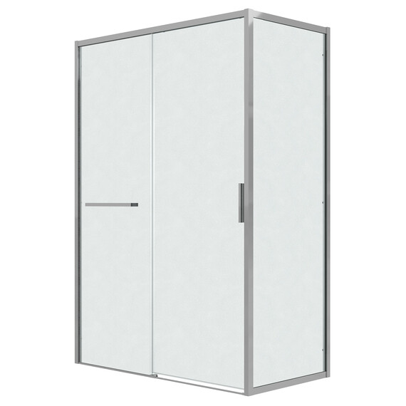 Душевое ограждение Grossman Style 130х100 см 120.K33.05.1310.10.02, хром/шиншилла фото 