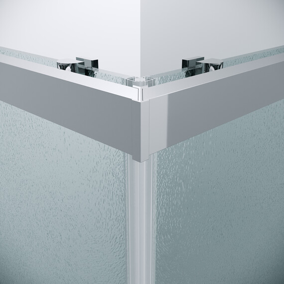 Душевое ограждение Grossman Cosmo 100х100 см 300.K33.02.1010.10.02, хром/шиншилла фото 7