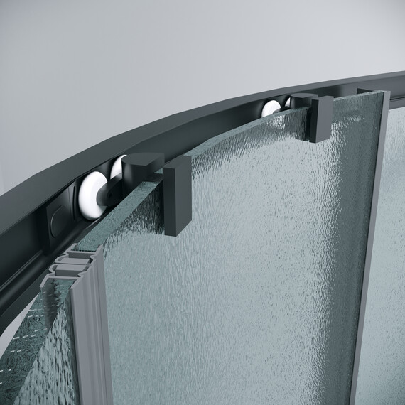 Душевое ограждение Grossman Cosmo 90х90 см 301.K33.02.9090.21.02, чёрный/шиншилла фото 9