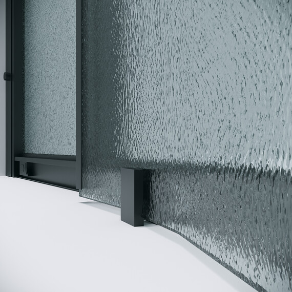 Душевое ограждение Grossman Cosmo 80х80 см 300.K33.02.8080.21.02, чёрный/шиншилла фото 10