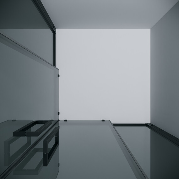 Душевое ограждение Grossman Cosmo 80х80 см 300.K33.02.8080.21.10, чёрный/тонированное фото 7