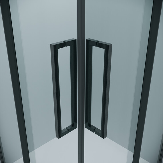 Душевое ограждение Grossman Cosmo 100х100 см 300.K33.02.1010.42.00, оружейная сталь/прозрачное фото 10