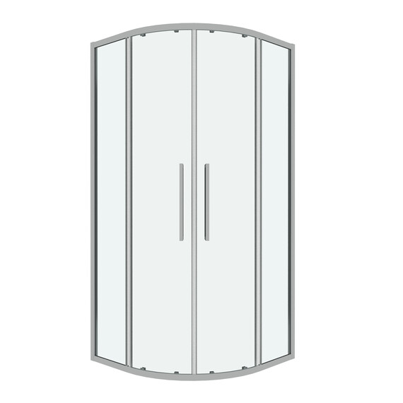 Душевое ограждение Grossman Cosmo 90х90 см 301.K33.02.9090.10.00, хром/прозрачное фото 