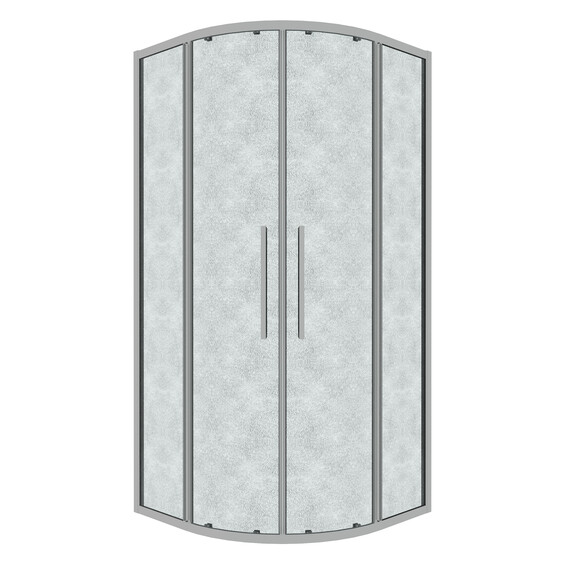 Душевое ограждение Grossman Cosmo 100х100 см 301.K33.02.1010.10.02, хром/шиншилла фото 
