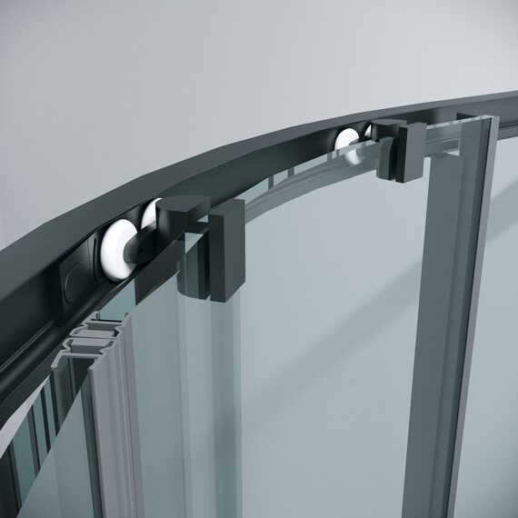 Душевое ограждение Grossman Cosmo 100х100 см 301.K33.02.1010.21.00, чёрный/прозрачное фото 9