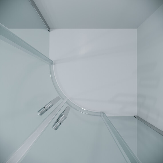 Душевое ограждение Grossman Classic 100х100 см 301.K33.04.1010.10.00 (стекло 8 мм) хром/прозрачное фото 7