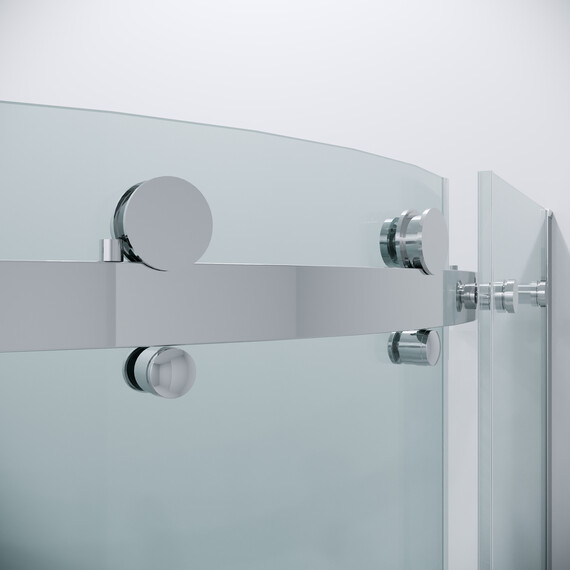 Душевое ограждение Grossman Classic 100х100 см 301.K33.04.1010.10.00 (стекло 8 мм) хром/прозрачное фото 8