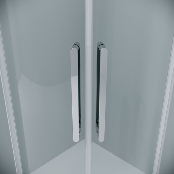 Душевое ограждение Grossman Classic 90х90 см 301.K33.04.9090.10.00 (стекло 8 мм) хром/прозрачное фото 10