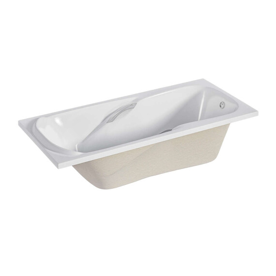 Ванна акриловая 1Marka Calypso 170x75 см с отверстиями для ручек фото 6
