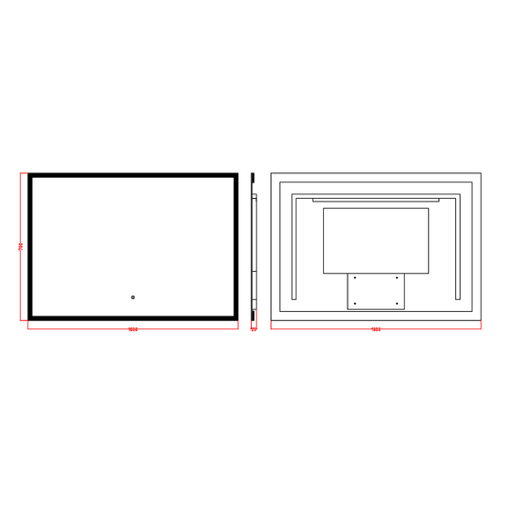 Зеркало Armadi Art Vallessi 100 см 544-100 фото 2