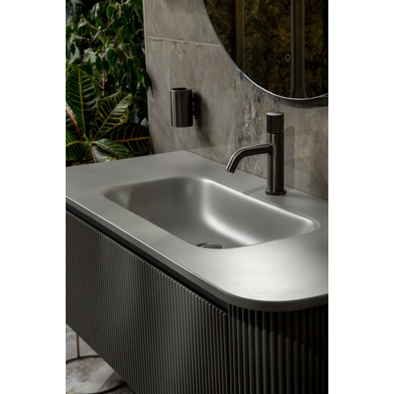 Тумба подвесная с раковиной-столешницей Armadi Art Voi 120 см 782-120-R-L (раковина 786-120-L) luna фото 7