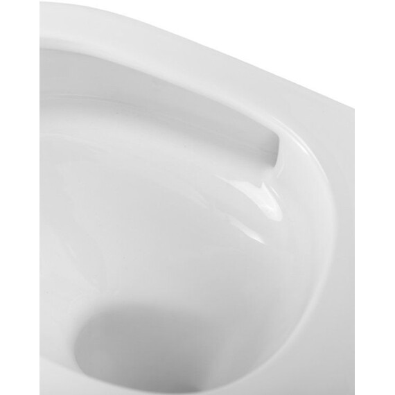 Унитаз подвесной безободковый Belbagno BB008CH-TOR/SC с тонкой крышкой микролифт (система смыва Торнадо) фото 3