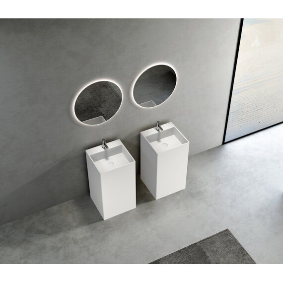 Раковина напольная Cezares 40 см CZR-SLIDER-400/850-LV-SS фото 3