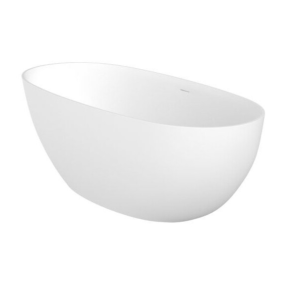 Ванна акриловая Cezares 170x78 см CZR-STREAM-170-78-56-SSB, белый матовый фото 2