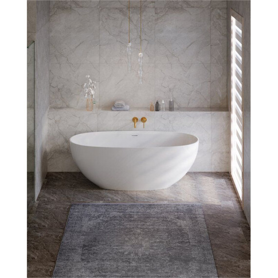 Ванна акриловая Cezares 170x78 см CZR-STREAM-170-78-56-SSB, белый матовый фото 6