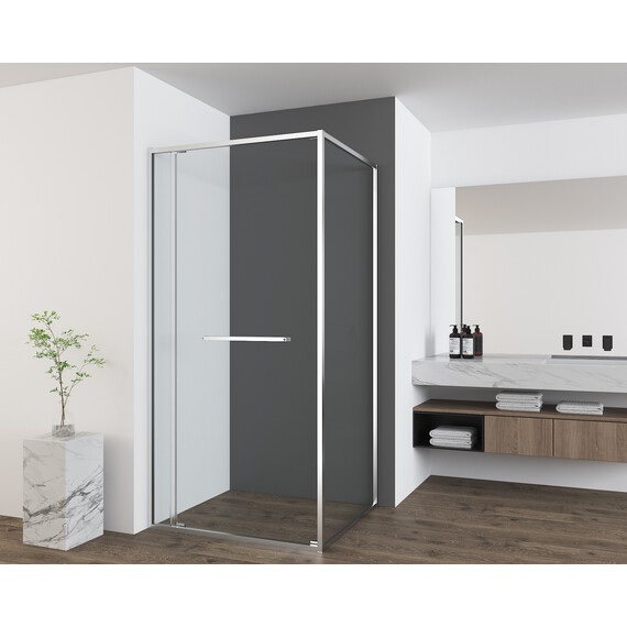 Душевое ограждение Vincea Tesi 120x90 см VSRW-7TS9012CL, хром/прозрачное фото 3