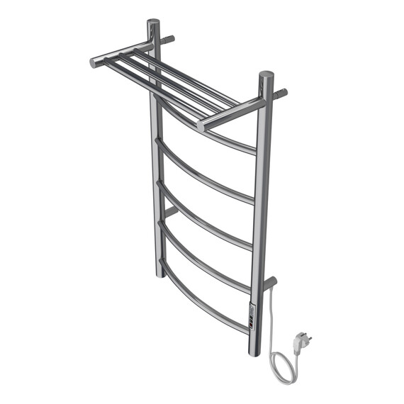 Полотенцесушитель электрический Azario Verona с полкой П6 400x800 мм AZ04848P фото 2