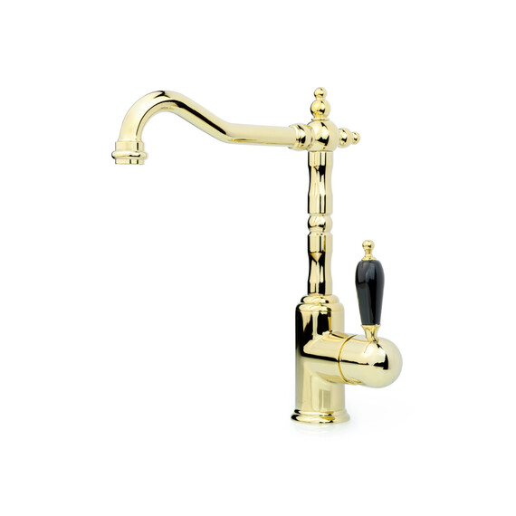 Смеситель для кухни Boheme Kitchen 102-BLC, золото фото 