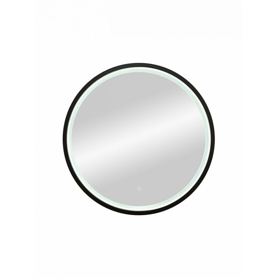 Зеркало Art&Max Livorno 60 см AM-Liv-600-DS-F-Nero, чёрный фото 