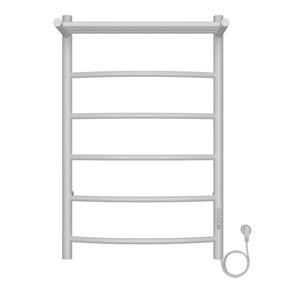 Полотенцесушитель электрический Azario Verona с полкой П6 500x800 мм AZ04858PW фото 3