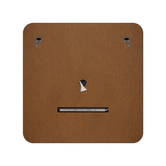 Зеркало Art&Max Genova 80 см AM-Gen-800-800-DS-F-White фото 6