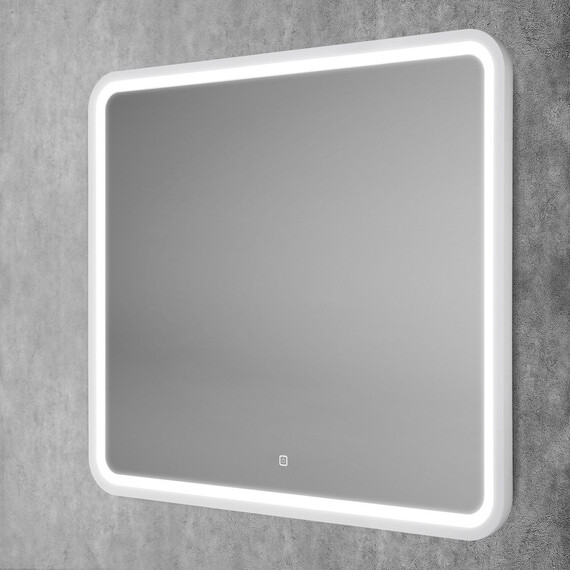 Зеркало Art&Max Genova 90 см AM-Gen-900-800-DS-F-White фото 3