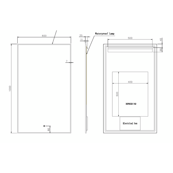 Зеркало Boheme Modern 60 см 569-MG, золото матовое фото 3